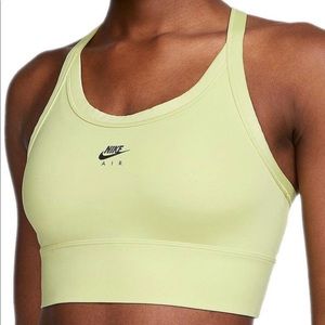 LIGHT GREEN NIKE SPORTS BRA